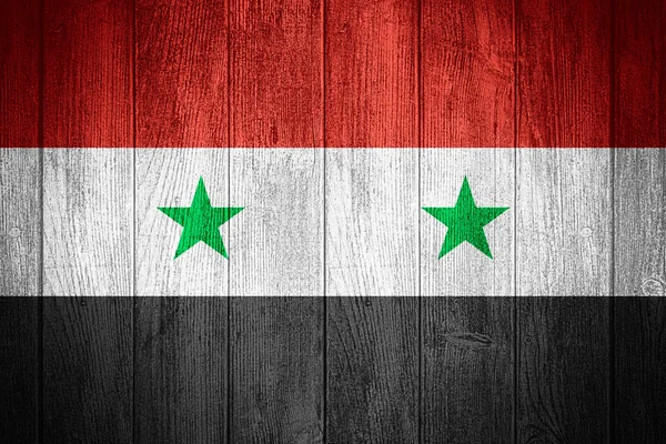 Syrien flagga — Stockfoto