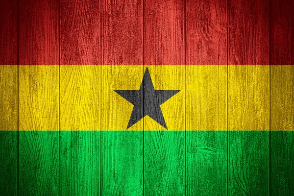 Ghana-Flagge — Stockfoto