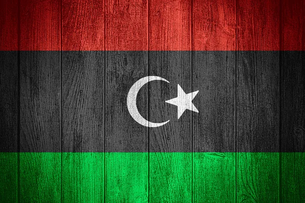 Libya Flagg – stockfoto