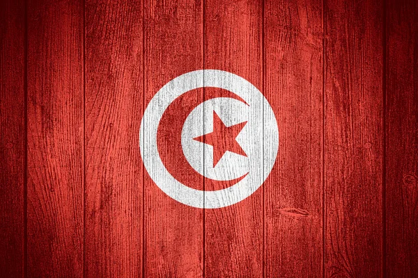 Tunisien flagga — Stockfoto