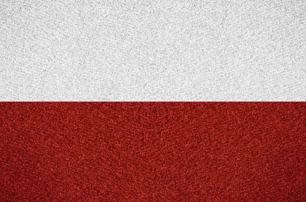 Bandeira de poland — Fotografia de Stock