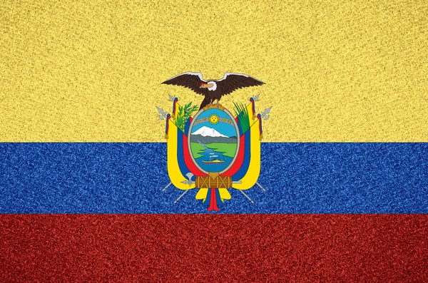 Bandeira do Equador — Fotografia de Stock