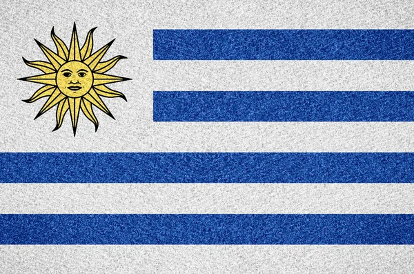 Flagga uruguay — Stockfoto