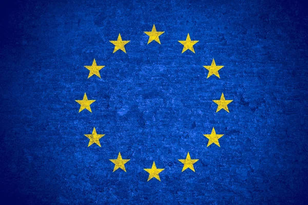 Europese vlag — Stockfoto