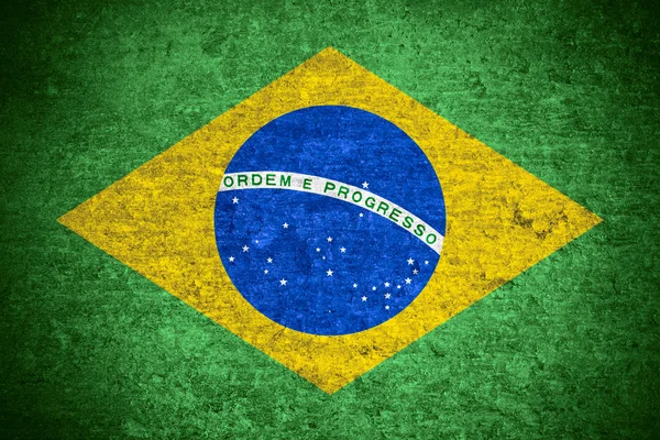 Vlag van Brazilië — Stockfoto