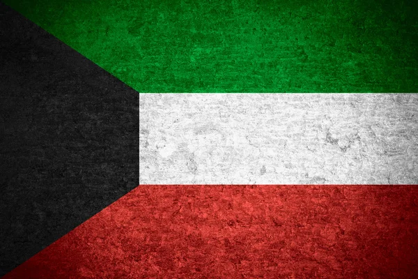 Kuwait flagga — Stockfoto