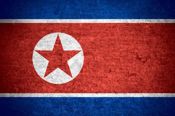 Bandeira da Coreia do Norte — Fotografia de Stock