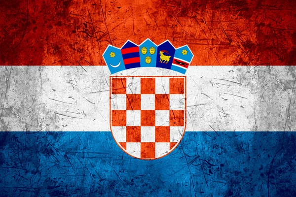 Bandera de Croacia — Foto de Stock