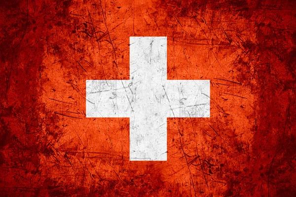 Vlag van Zwitserland — Stockfoto
