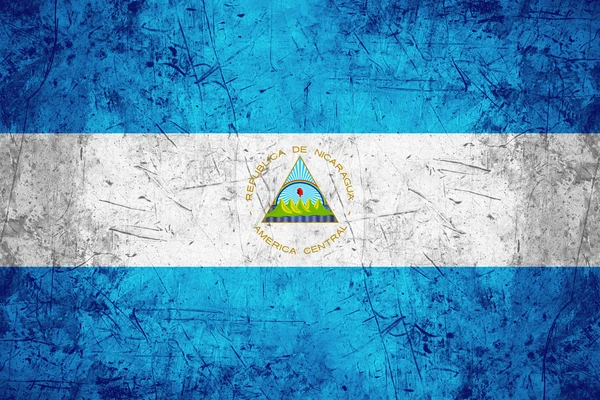 Nicaragua zászlaja — Stock Fotó