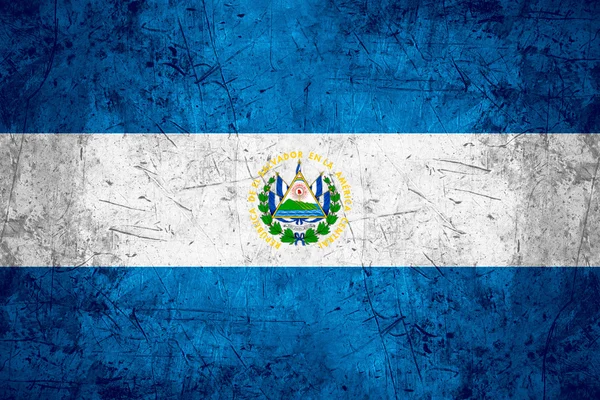 Bandiera El Salvador — Foto Stock