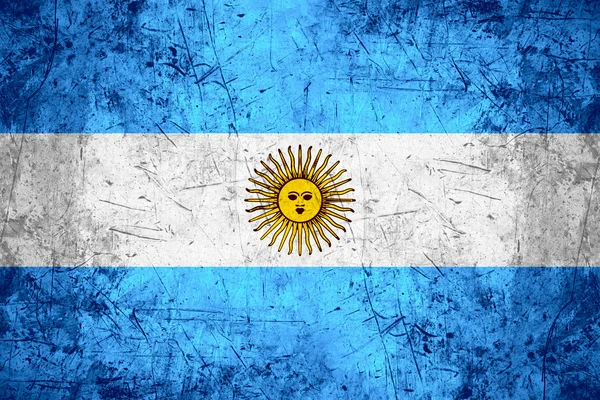 Argentinas flagg — Stockfoto