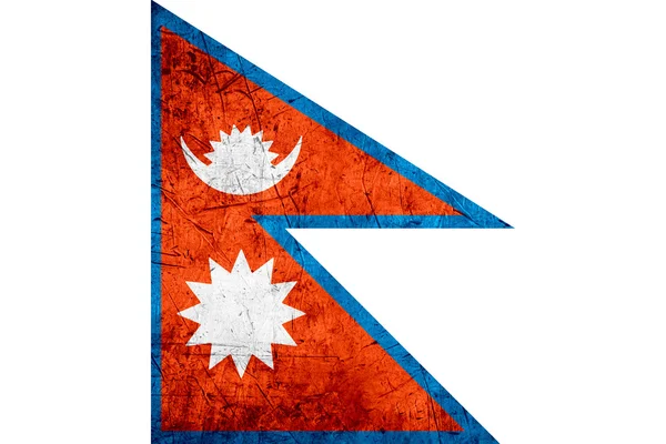 Nepal bayrağı — Stok fotoğraf