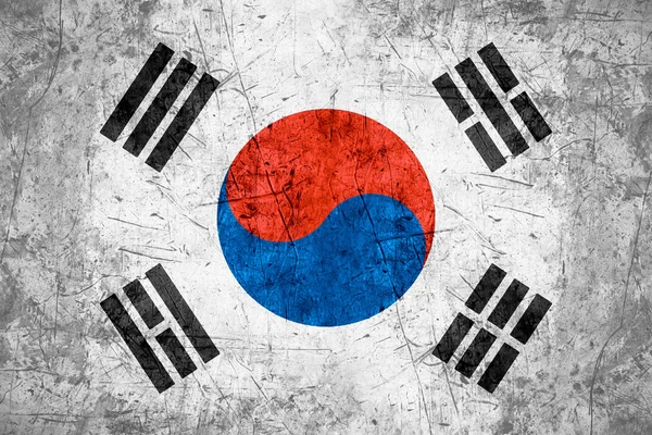 Bandiera di South Korea — Foto Stock