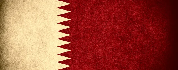 Qatars flag - Stock-foto