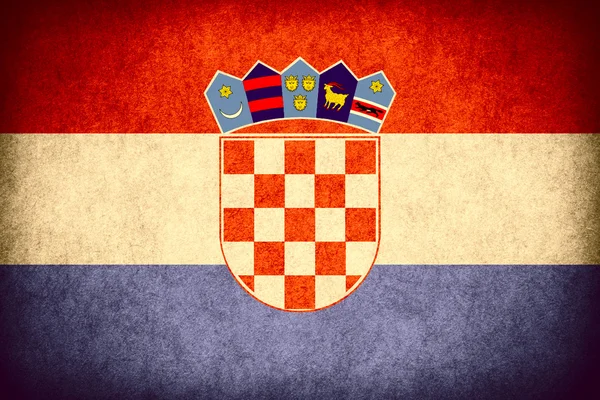 Bandera de Croacia — Foto de Stock