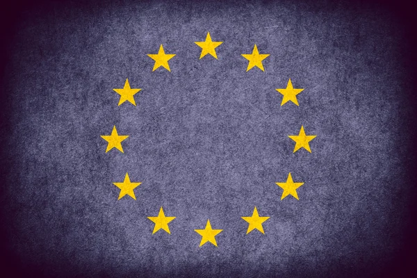 Vlag van de Europese Unie — Stockfoto