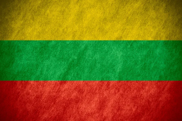 Flagg av lithuania – stockfoto
