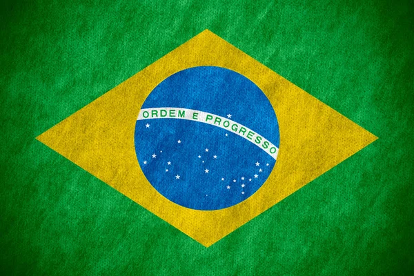 Flagge Brasiliens — Stockfoto