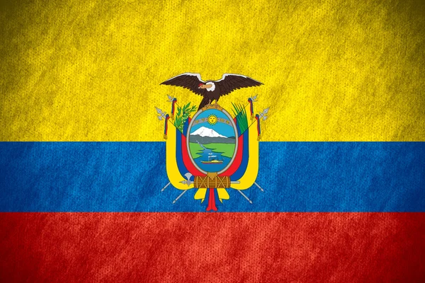 Bandeira do Equador — Fotografia de Stock