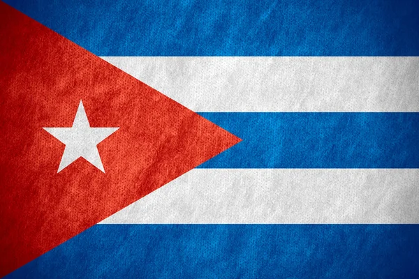 Küba Cumhuriyeti bayrağı — Stok fotoğraf