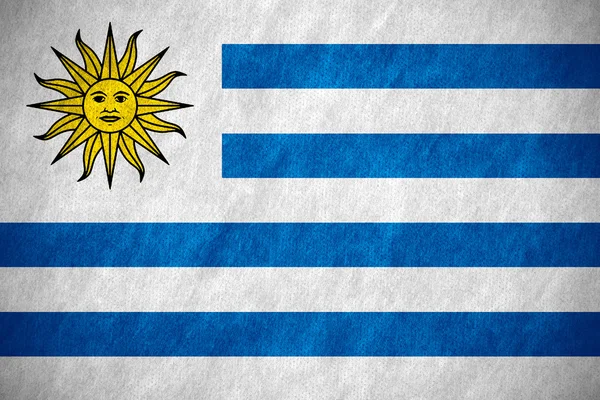 Flagga uruguay — Stockfoto