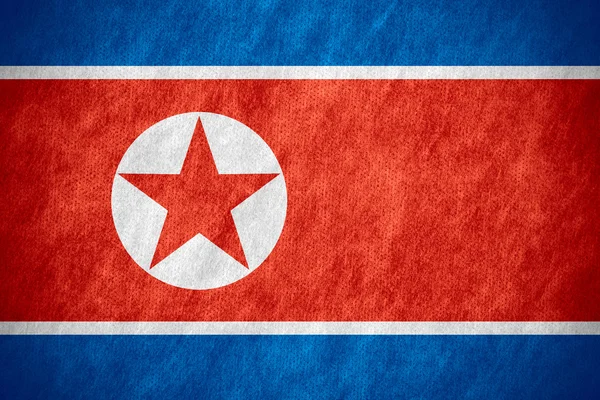 Bandeira da Coreia do Norte — Fotografia de Stock