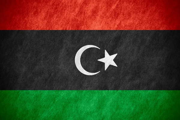 Libyas flagg – stockfoto