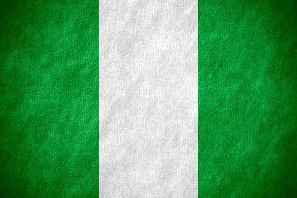 Nigerias flagg — Stockfoto