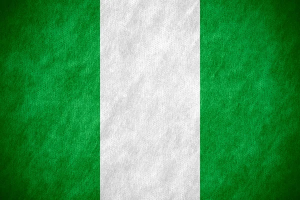 Flagge Nigerias — Stockfoto