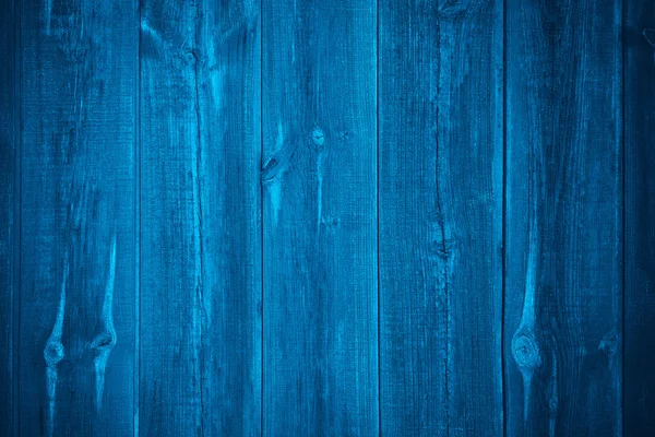 Blue wooden background — Stock Photo, Image