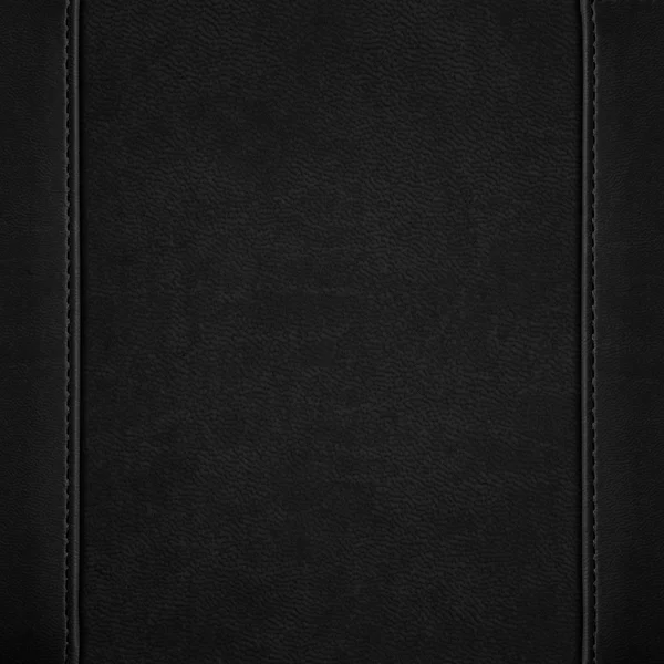 Black leather background — Stock Photo, Image