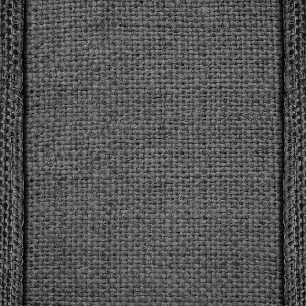 Black linen texture — Stock Photo, Image