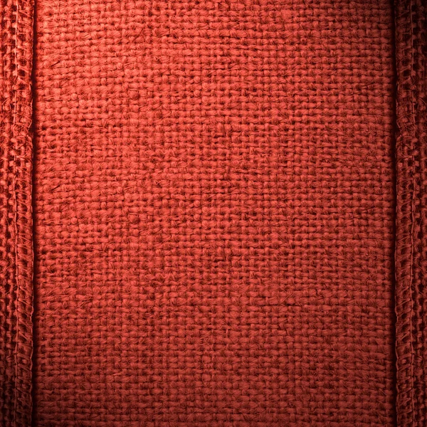 Textura de linho vermelho — Fotografia de Stock