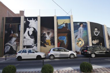 urban art in Torrejon clipart
