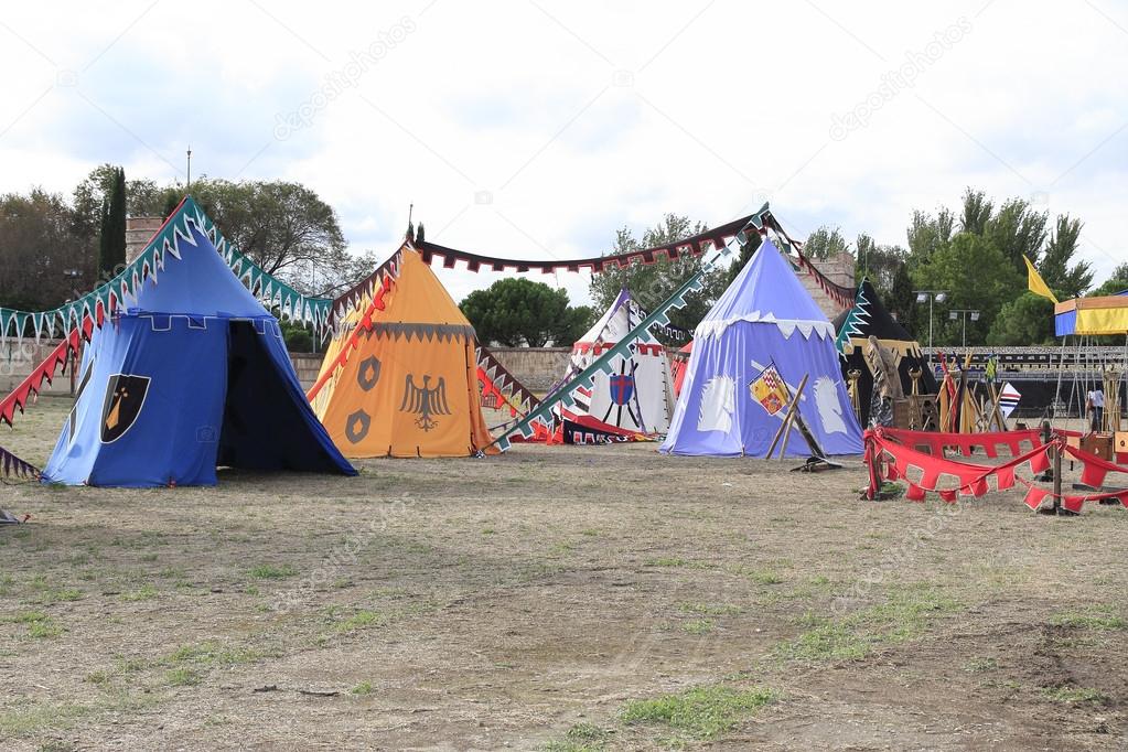 medieval military camp