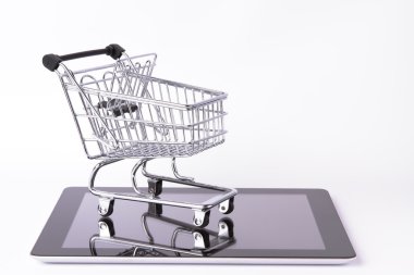 Tablet alışveriş sepeti