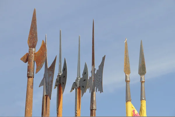 Viejas lanzas medievales — Foto de Stock
