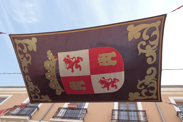 Antiguas banderas medievales — Foto de Stock