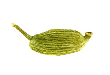 Kakuleden bakla beyaz arka plan üzerinde kapat