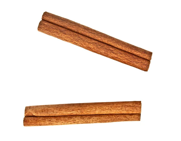 Cinnamon sticks on white background — Stock Photo, Image