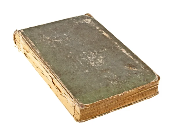 Antiguo libro aislado sobre un fondo blanco — Foto de Stock