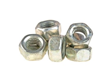 Beyaz bir arka plan üzerinde izole vidası