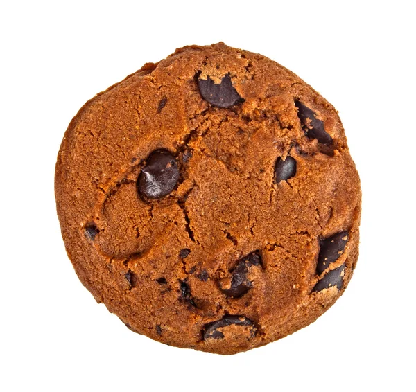Ciasteczko czekoladowe izolowane na białym tle — Zdjęcie stockowe