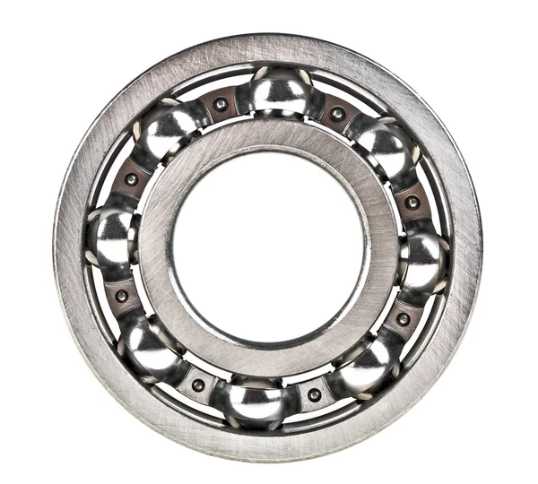 Metal bearings isolated on a white background Stock Photo