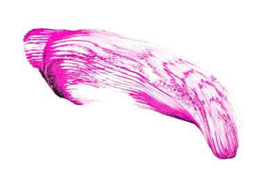 Menekşe renk ruj kontur beyaz arka plan üzerinde