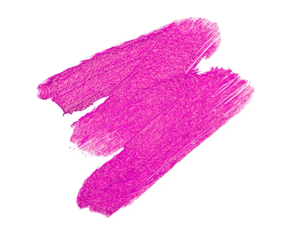 Lápiz labial de color violeta sobre fondo blanco —  Fotos de Stock