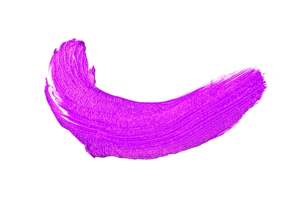 Lápiz labial de color violeta sobre fondo blanco —  Fotos de Stock