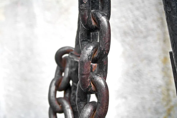 Old rusty metal chains — Stock Photo, Image