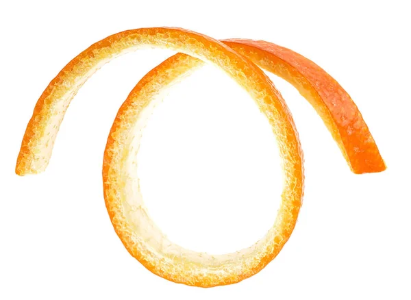 배경에 분리되어 오렌지 껍질의 — 스톡 사진